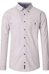 Casa Moda Casual Fit Shirt Garnet Beige/Red Northern Ireland Belfast