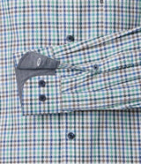 Casa Moda Casual Fit Shirt Green/Blue Check Northern Ireland Belfast