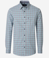Casa Moda Casual Fit Shirt Green/Blue Check Northern Ireland Belfast