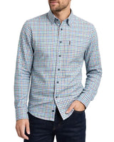 Casa Moda Casual Fit Shirt Green/Blue Check Northern Ireland Belfast