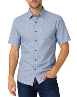 Casa Moda Casual Fit Short Sleeve Shirt Blue Northern Ireland Belfast