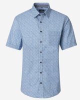 Casa Moda Casual Fit Short Sleeve Shirt Blue Northern Ireland Belfast