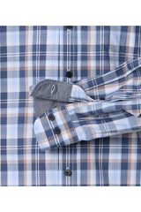 Casa Moda Comfort Fit Shirt Blue/Navy Check Northern Ireland Belfast