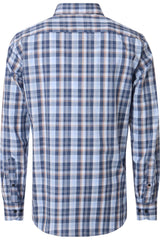 Casa Moda Comfort Fit Shirt Blue/Navy Check Northern Ireland Belfast