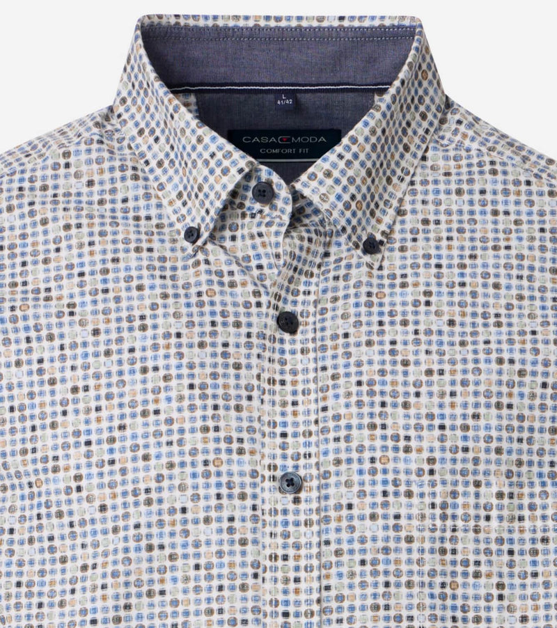 Casa Moda Comfort Fit Shirt Brown Northern Ireland Belfast