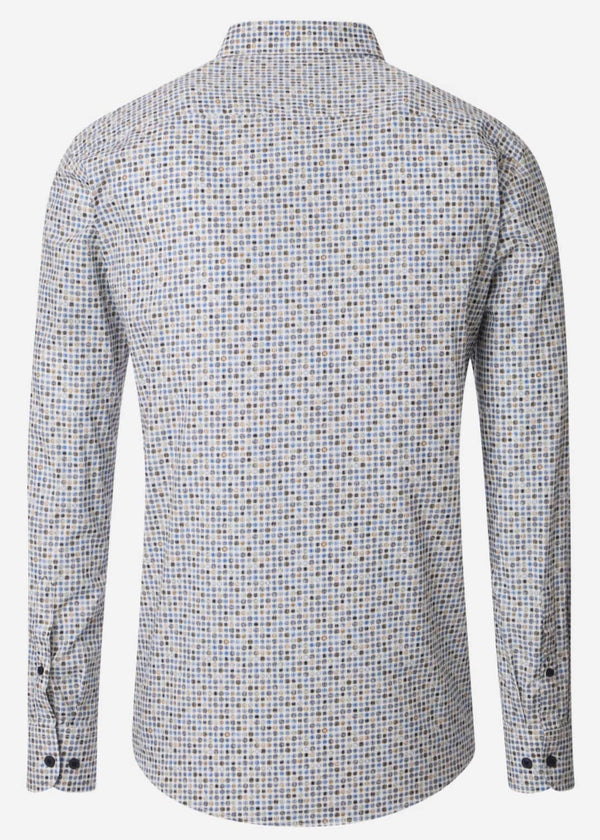 Casa Moda Comfort Fit Shirt Brown Northern Ireland Belfast