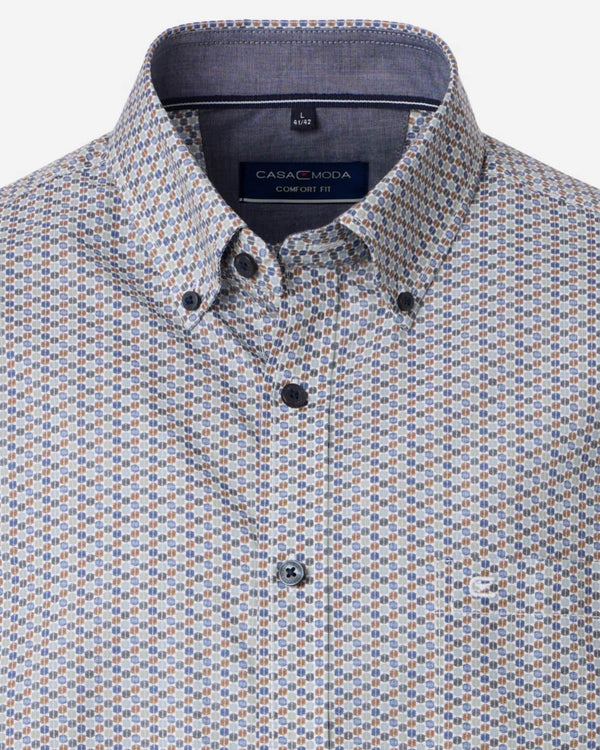 Casa Moda Comfort Fit Shirt Button Down Green Milieu Northern Ireland