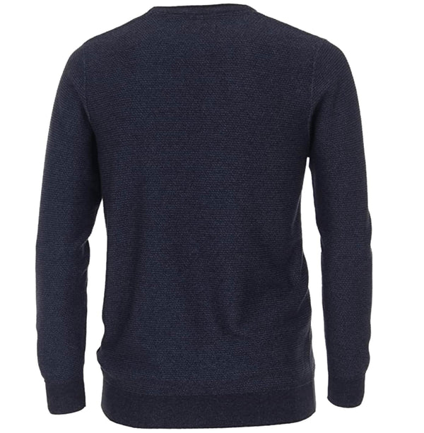 Casa Moda Crew Neck Pullover Sweater - Blue