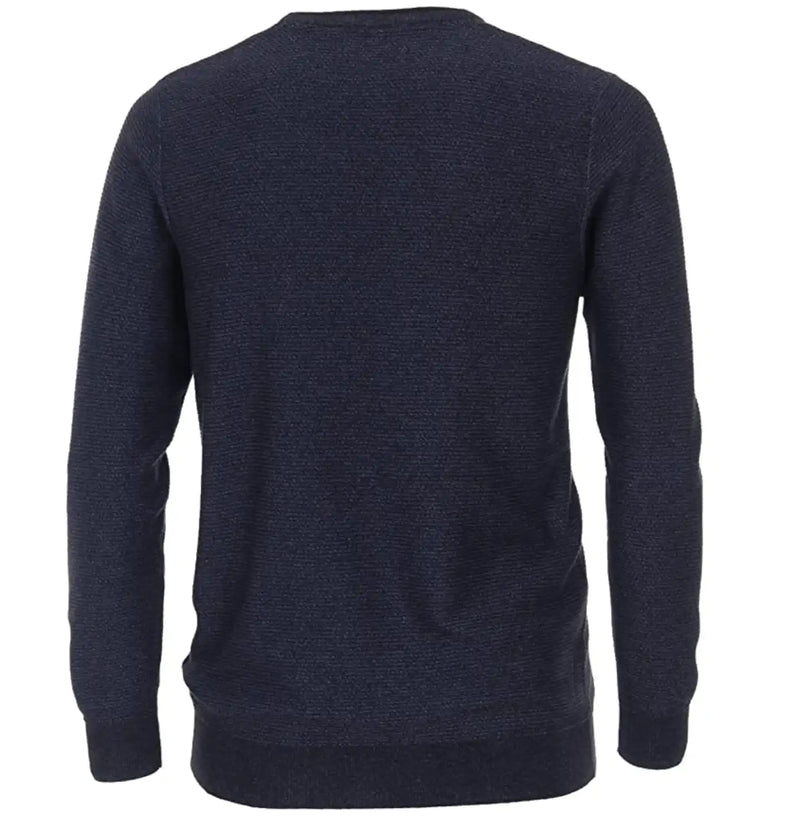 Casa Moda Crew Neck Pullover Sweater - Blue