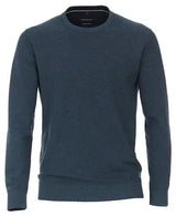 Casa Moda Crew Neck Sweater 413705800 192 Moroccan Blue Ballynahinch