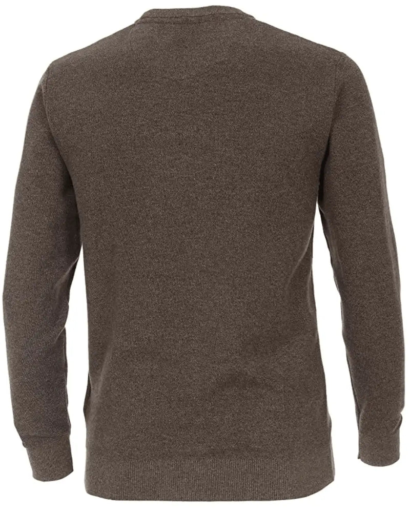 Casa Moda Crew Neck Sweater - Beige