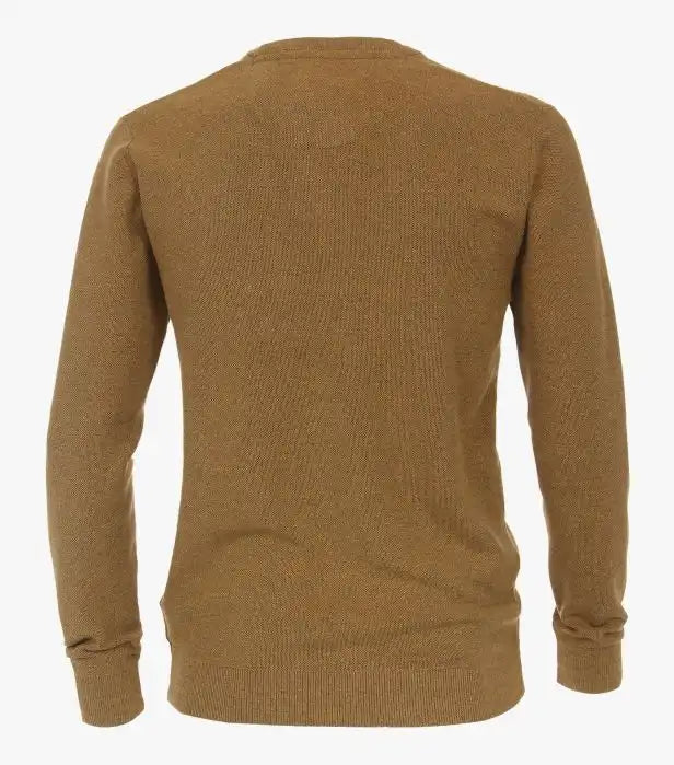 Casa Moda Crew Neck Sweater Buckthorn Brown - Shirts & Tops