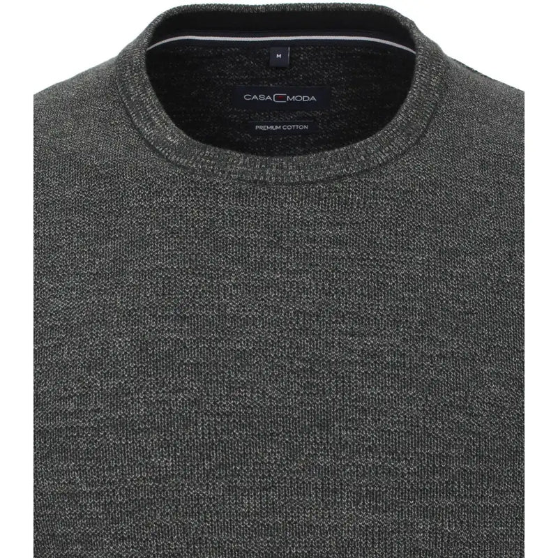 Casa Moda Crew Neck Sweater Deep Forest Green - Shirts & 