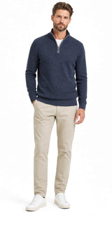 Casa Moda Half Zip Sweater Dark Navy Northern Ireland Belfast