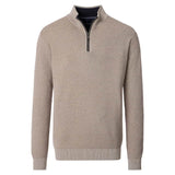 Casa Moda Half Zip Sweater Stoney Beige Northern Ireland Belfast