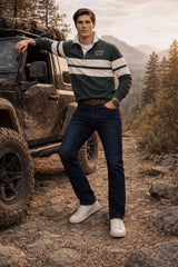 Casa Moda High Flex Regular Fit Denim Jeans Dark Blue Northern