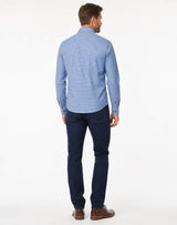 Casa Moda Long Sleeve Casual Fit Shirt Gingham Blue Northern Ireland