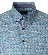 Casa Moda Long Sleeve Shirt Printed Blue Northern Ireland Belfast
