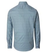 Casa Moda Long Sleeve Shirt Printed Blue Northern Ireland Belfast