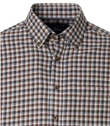 Casa Moda LS Shirt Casual Fit Brown Check Northern Ireland Belfast