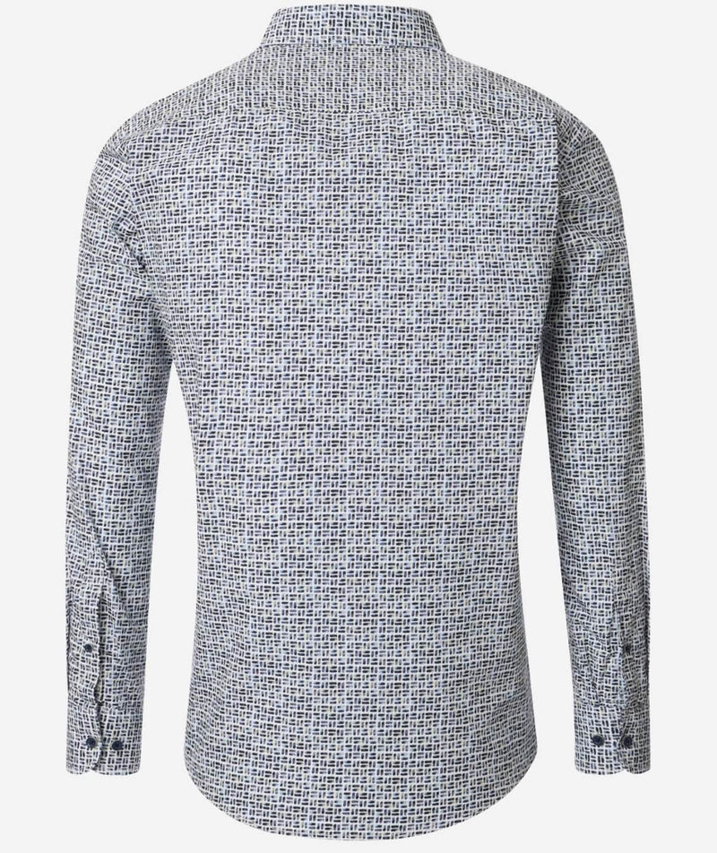 Casa Moda LS Shirt Casual Fit Green/Blue Northern Ireland Belfast