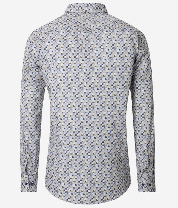 Casa Moda LS Shirt Casual Fit Green/Blue Northern Ireland Belfast