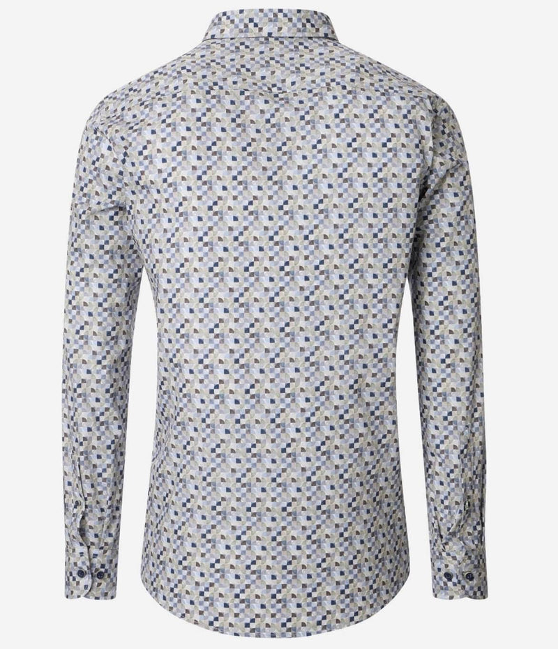 Casa Moda LS Shirt Casual Fit Green/Blue Northern Ireland Belfast