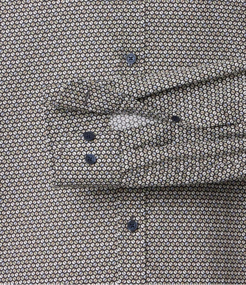 Casa Moda LS Shirt Comfort Fit Beige/Green/Blue Northern Ireland