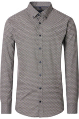 Casa Moda LS Shirt Comfort Fit Beige/Green/Blue Northern Ireland