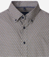 Casa Moda LS Shirt Comfort Fit Beige/Green/Blue Northern Ireland