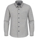Casa Moda LS Shirt Comfort Fit Brown Print Northern Ireland Belfast