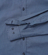 Casa Moda LS Shirt Comfort Fit Print Blue Northern Ireland Belfast