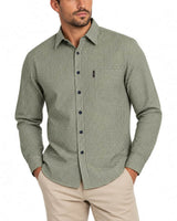 Casa Moda LS Shirt Comfort Fit Print Green Northern Ireland Belfast