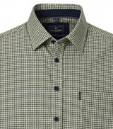 Casa Moda LS Shirt Comfort Fit Print Green Northern Ireland Belfast