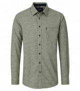 Casa Moda LS Shirt Comfort Fit Print Green Northern Ireland Belfast