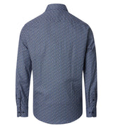 Casa Moda LS Shirt Navy/Blue Print Northern Ireland Belfast