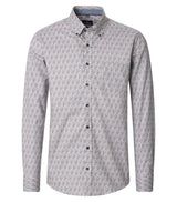 Casa Moda LS Shirt Red/Blue Print Northern Ireland Belfast