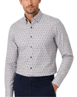 Casa Moda LS Shirt Red/Blue Print Northern Ireland Belfast