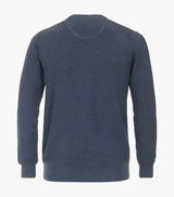 Casa Moda Men’s Crew Neck Pullover Sweater Mid Blue Ballynahinch