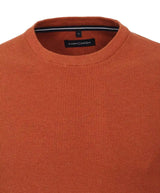 Casa Moda Men’s Crew Neck Pullover Sweater Orange Ballynahinch