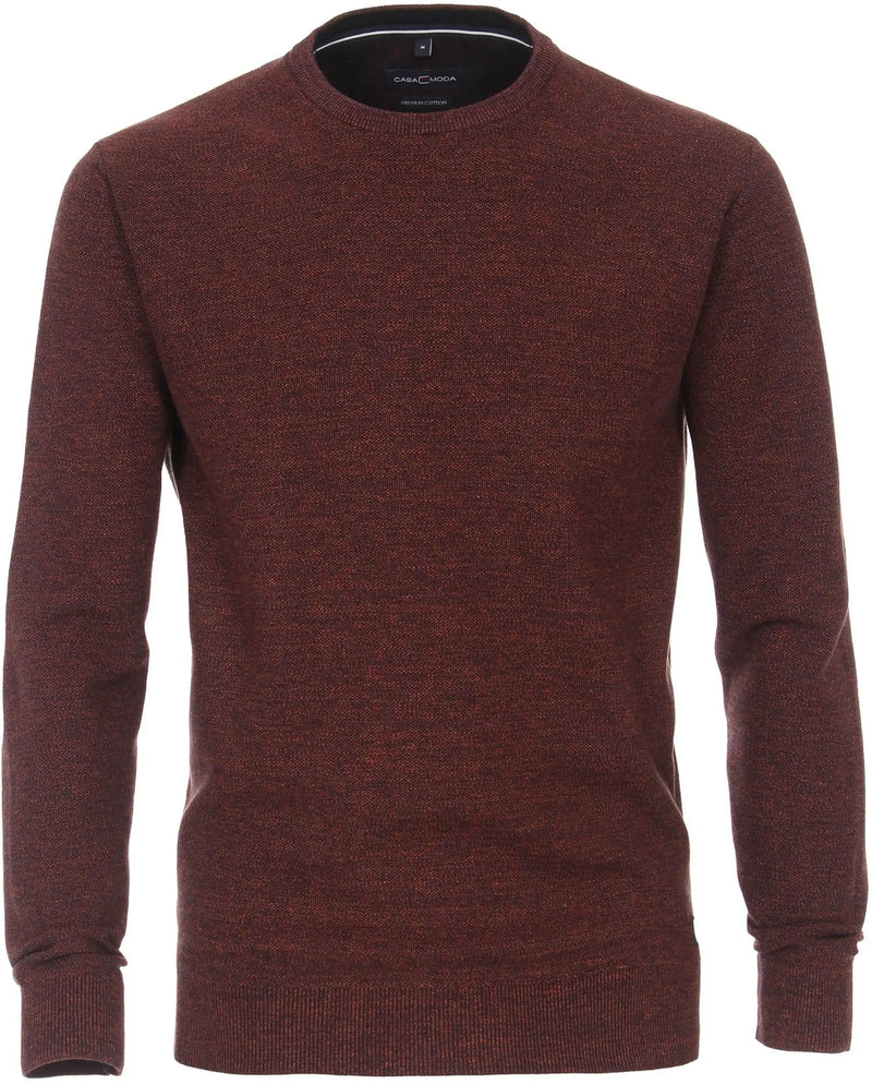 Casa Moda Mens Crew Neck Sweater Bordeaux Northern Ireland Belfast