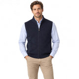 Casa Moda Mens Gilet Cardigan Sky Captain Navy Northern Ireland