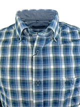 Casa Moda Mens Long Sleeve Comfort Fit Check Shirt 444234400 Thyme