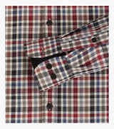 Casa Moda Men’s LS Check Shirt Casual Fit 434113500/400 Blue/Green
