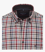 Casa Moda Men’s LS Check Shirt Casual Fit 434113500/400 Blue/Green