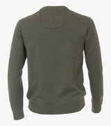 Casa Moda Mens V-Neck Sweater 004430/325 Olive Green Ballynahinch