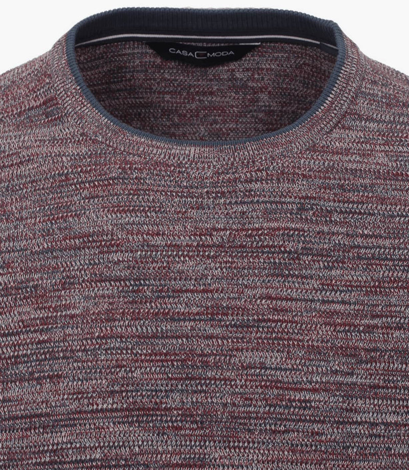 Casa Moda Pullover Sweater Plain Red