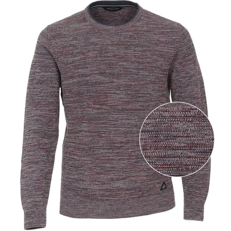 Casa Moda Pullover Sweater Plain Red