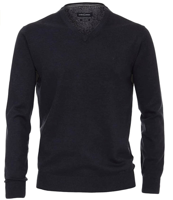 Casa Moda V-Neck Sweater - Navy