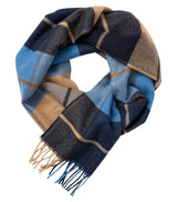 Casa Moda Wool Blend Scarf Blue/Beige Northern Ireland Belfast